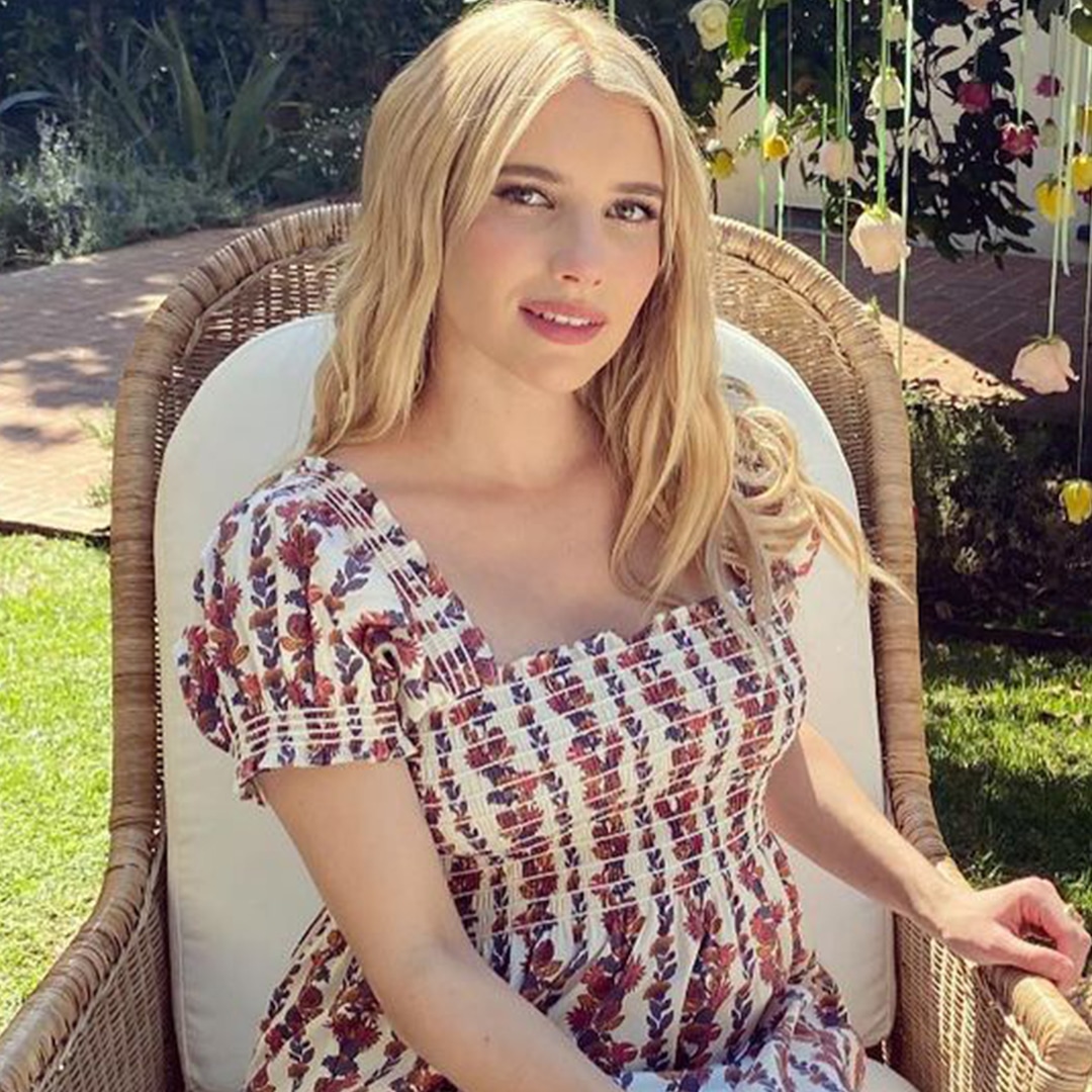 Emma Roberts shares first photo of baby boy Rhodes